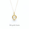 small gold cabochon necklace {starts at $150}