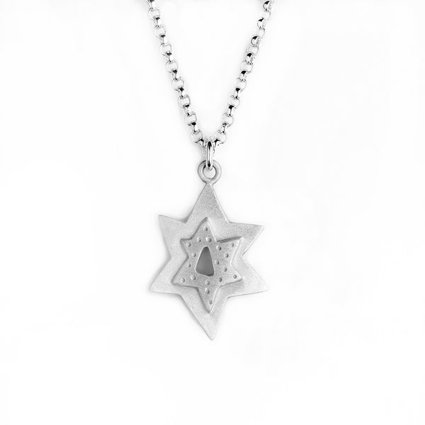 medium star of david necklace