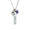 personalized hebrew bar combination necklace {starts at $104}