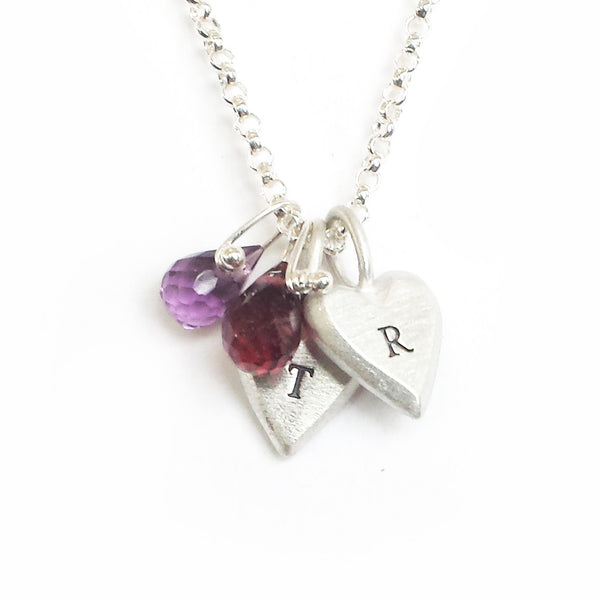 tiny heart necklace collection