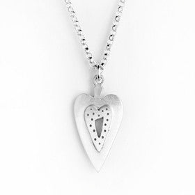 medium heart necklace