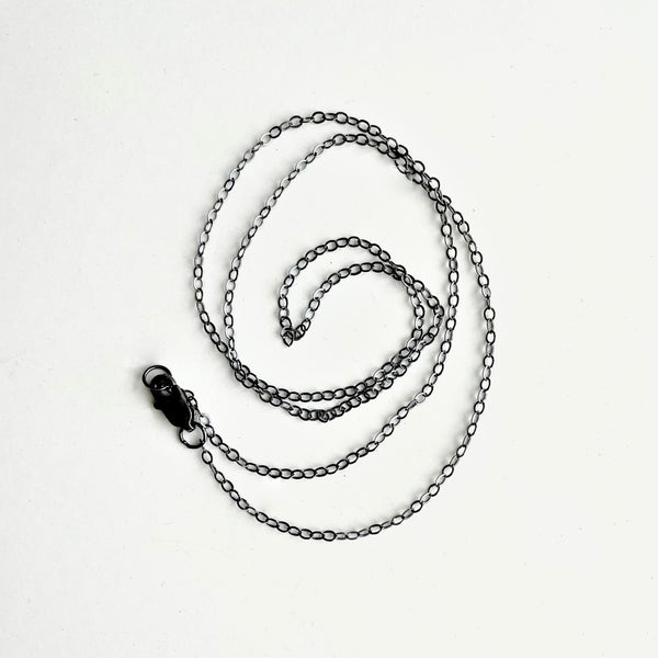 Oxidized Sterling fine cable chain {starts at $22}