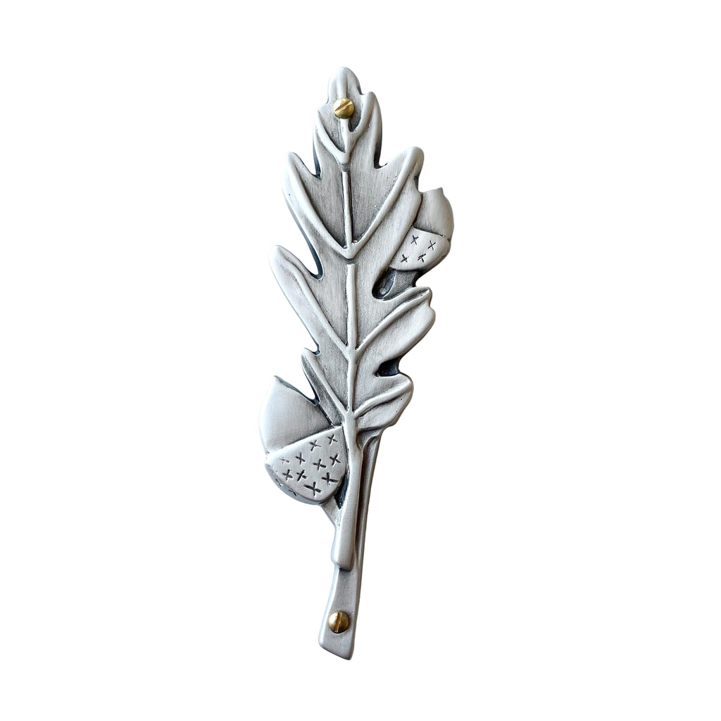 oak leaf mezuzah