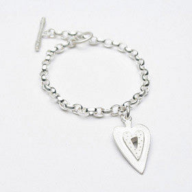 heart charm bracelet