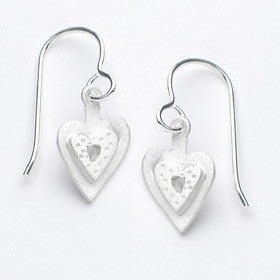 small heart earrings