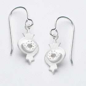small pomegranate earrings