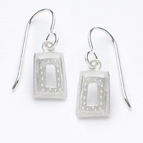 small rectangle earrings