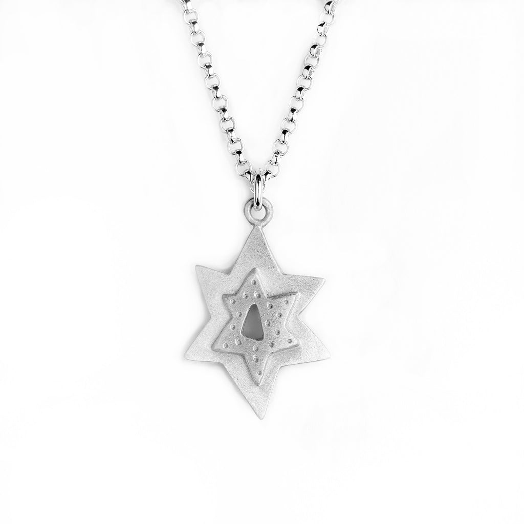 medium star of david necklace