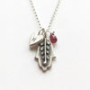 botanical hamsa combination necklace {starts at $48}