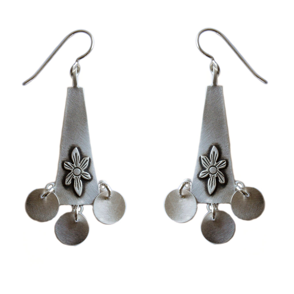 folklorica long drop earrings