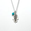 botanical hamsa combination necklace {starts at $48}