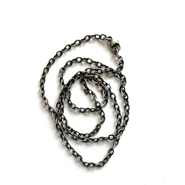 Oxidized Flat Cable Chain