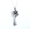 love/ahava key and violet leaf combination necklace {starts at $54}