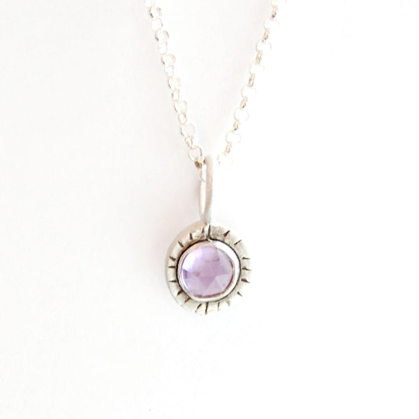 medium cabochon with lines necklace {starts at $58}
