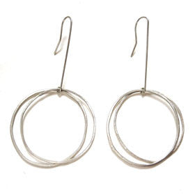 large open circle earrings