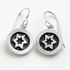 star of david vignette earrings
