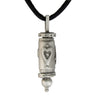 amulet prayer wheel pendant