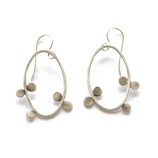 bittersweet oval earrings