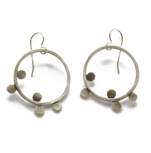 bittersweet wreath earrings