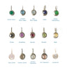medium cabochon with lines necklace {starts at $58}
