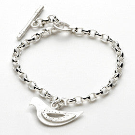 dove charm bracelet