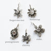personalized hebrew bar and botanical combination necklace {starts at $104}