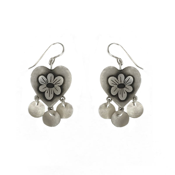 folklorica heart earrings