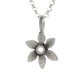 botanical forget-me-not necklace