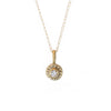 14k gold mini faceted dot necklace {starts at $100.00}