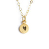 14k gold tiny dot necklace {starts at $260}