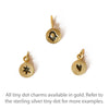 14k gold personalized tiny dot combination necklace {starts at $130}