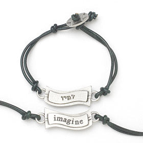 imagine judaic word charm bracelet
