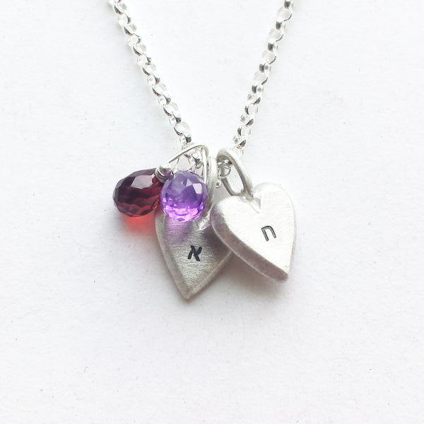 personalized hebrew tiny heart necklace {starts at $48}