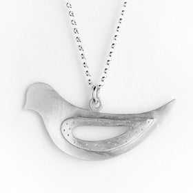 large dove necklace