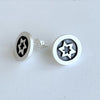 star of david vignette earrings