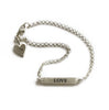 love/ahava bar bracelet