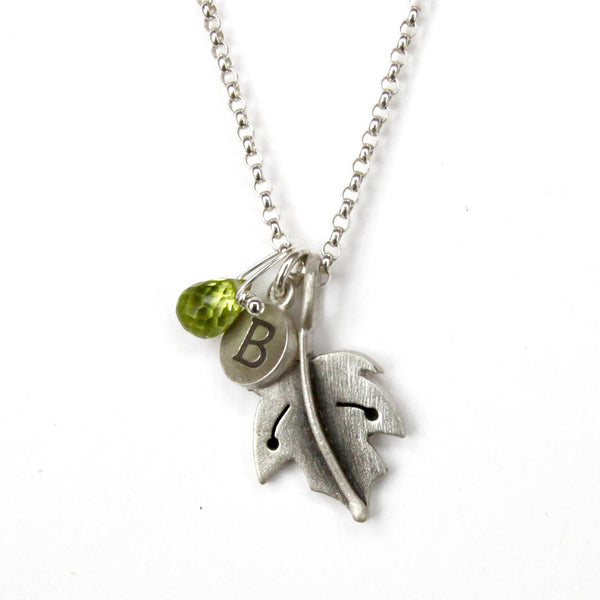 botanical maple leaf combination necklace {starts at $48}