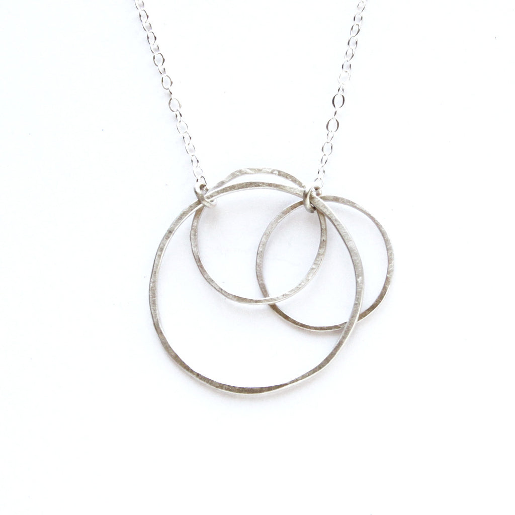 medium triple circle necklace – Emily Rosenfeld - Main Image