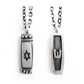 star of david mezuzah necklace for men {starts at $80}