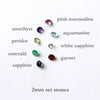 small simple key botanical combination necklace {starts at $54}