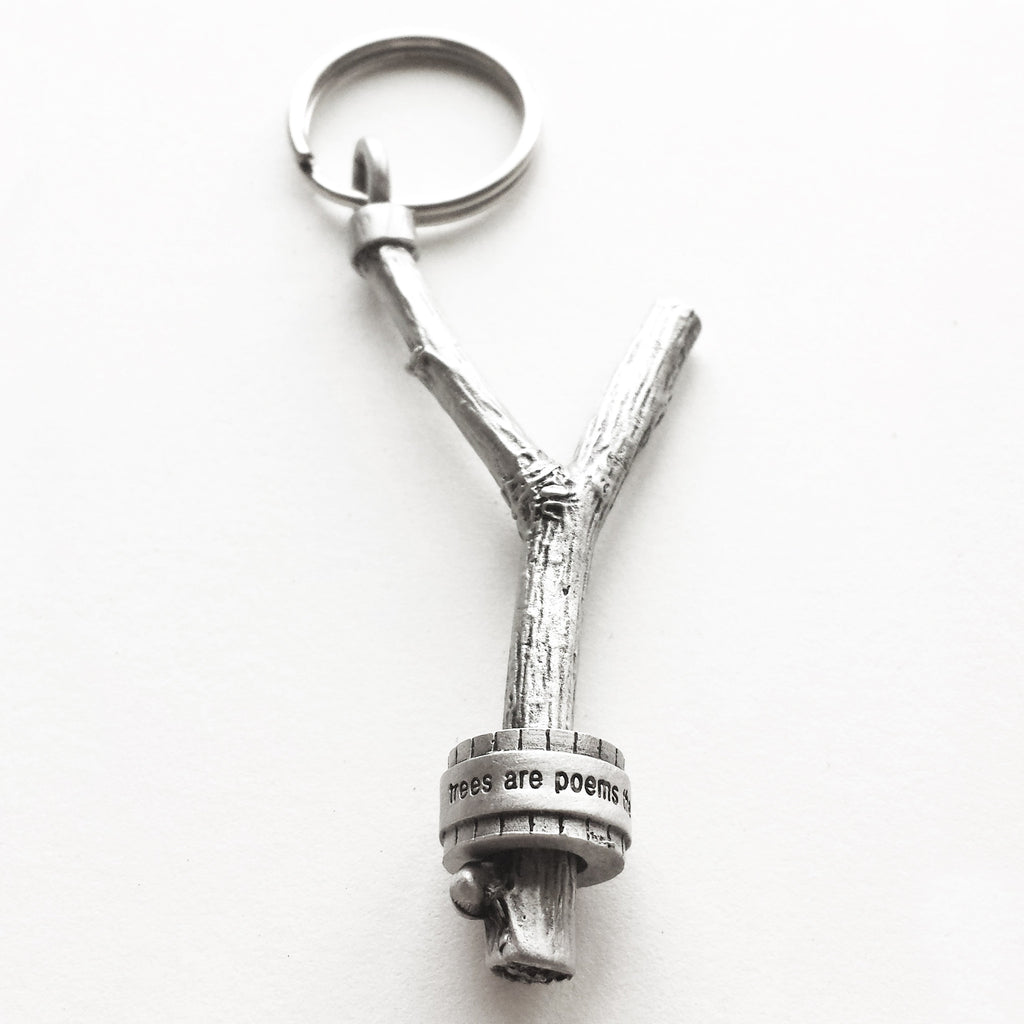 poem prayer wheel keychain – Emily Rosenfeld