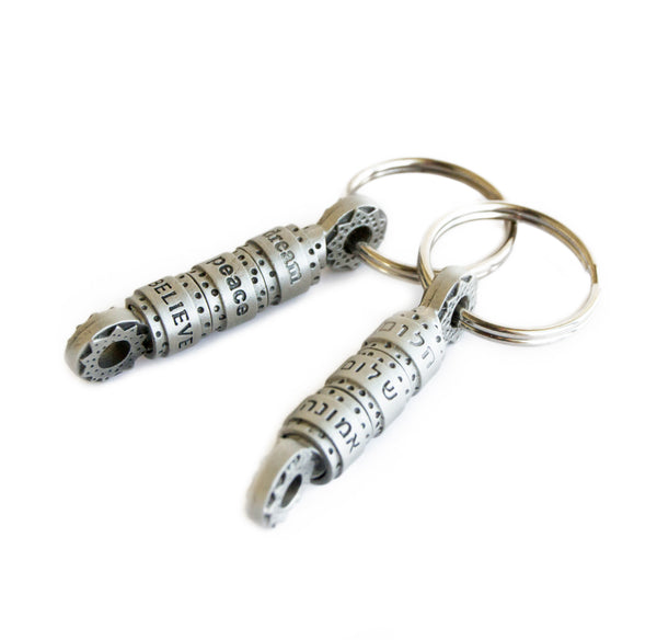 prayer wheel keychain