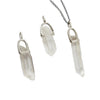 Quartz with sun circle necklace