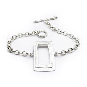rectangle toggle bracelet