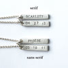 personalized bar combination necklace {starts at $104}