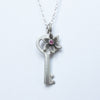 small simple key botanical combination necklace {starts at $54}