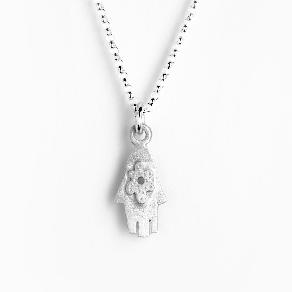 small hamsa necklace