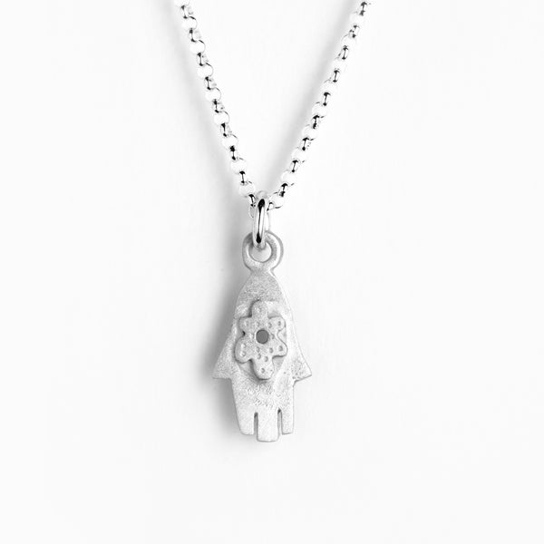 small hamsa necklace