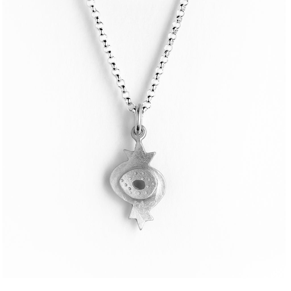 small pomegranate necklace