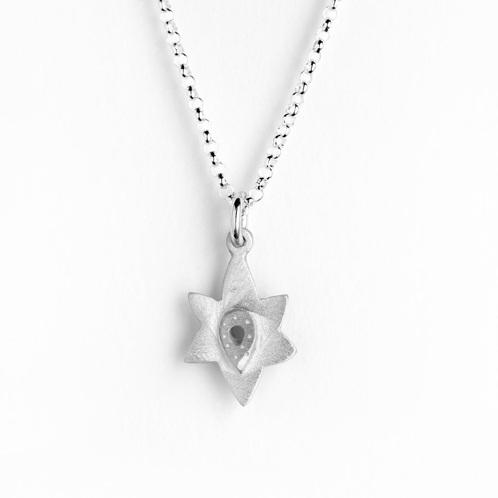 small star of david necklace